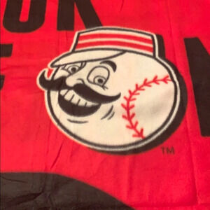 Cincinnati Reds Baseball Team Blanket